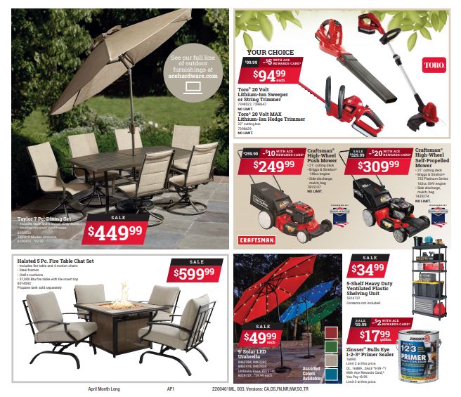 Ads & Coupons Fullerton Ace Hardware 117 W